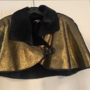 Bebe Gold and Metallic Cape